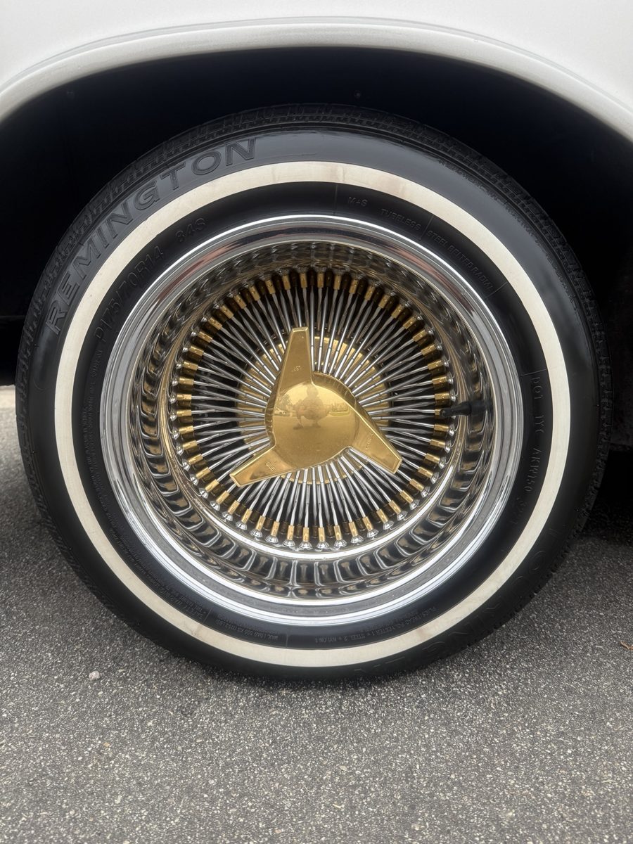 Classic Chevy wheel detail